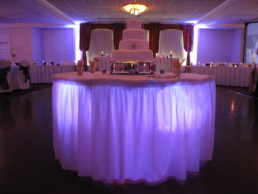 Cake Table Uplighting / Uplights