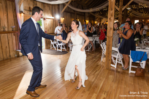 Wedding Dancing at The Mansfield Barn, DJ: Supersounds Entertainment