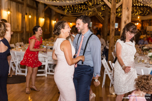 Wedding Dancing at The Mansfield Barn, DJ: Supersounds Entertainment