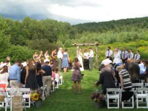 Wedding Ceremony Mansfield Barn