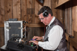 DJ Mike Toomey at Mansfield Barn Vermont