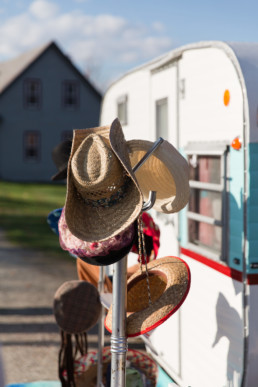 Vintage Camper Photo Booth At The Mansfield Barn